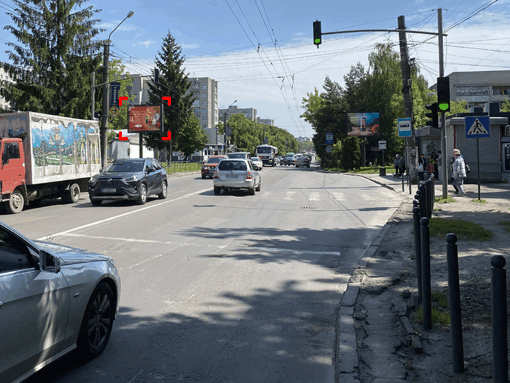 Беклайт 2.3x3.14,  вул. Мазепи, 11 (біля ТЦ "Балатон")