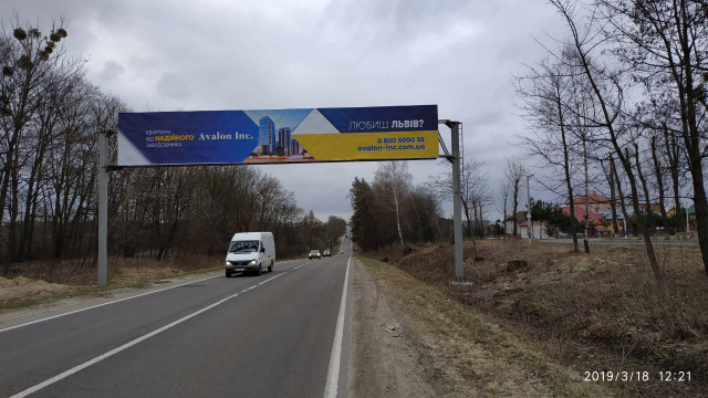 Міст 18x3,  Траса Львів-Краківець, с. Солуки, в'їзд в місто Львів