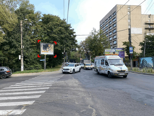 Беклайт 2.3x3.14,  вул. Зелена – Липова Алея, розмір 2,3 х 3,2 м беклайт