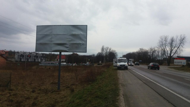 Щит 6x3,  Траса М-10, Західний обхід, біля Транс-Сервіс, в сторону ТЦ "Метро"