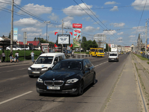 Беклайт 2.3x3.14,  вул. Городоцька (навпроти ТЦ "Скриня")