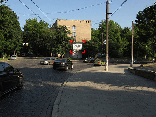 Беклайт 2.3x3.14,  пер. вул. Зелена – Тарновського, розмір