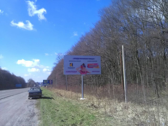 Щит 6x3,  Автодорога Львів-Шегині, с.Конопниця  (на Городок)