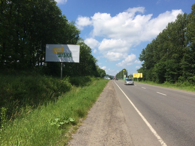 Щит 6x3,  Траса Львів-Тернопіль, с. Підгірне, в'їзд в місто