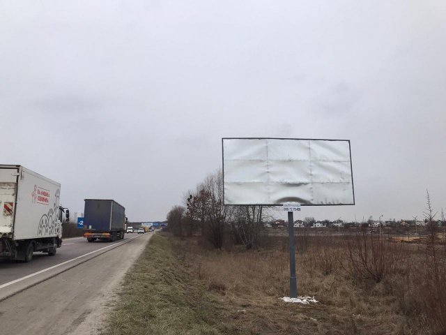 Щит 6x3,  Траса М-10, Західний обхід, 9 км, 750 м, в сторону ТЦ "Метро"