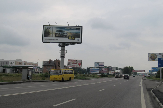 Щит 12x5,  Кільцева дорога (400 м. до вул. Городоцька, на Київ)