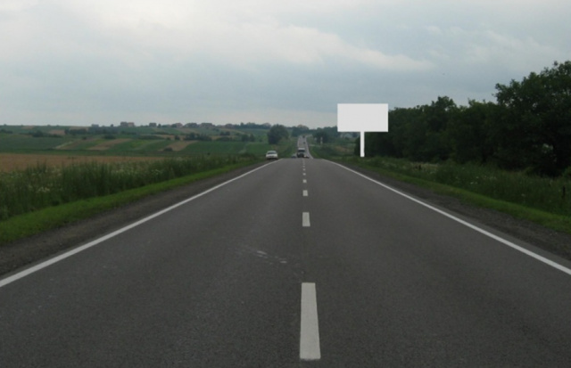 Щит 6x3,  Автодорога Львів-Радехів, виїзд зі Львова, зліва